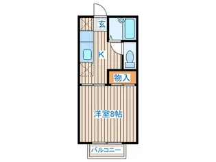 植木ハイツ5【2階】の間取り