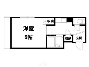 サンリーベ衣笠【4階】の間取り
