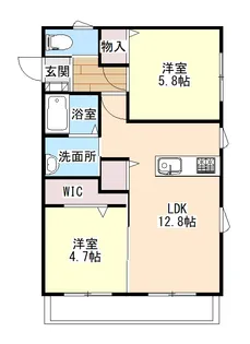 GUCCIフィールド II【1階】の間取り