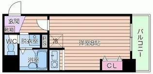 アスティナ大阪天満宮前【7階】の間取り