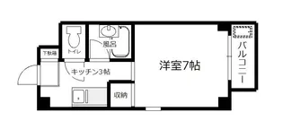 ぺシュール観音【2階】の間取り