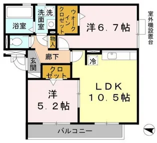 セジュールピア【3階】の間取り