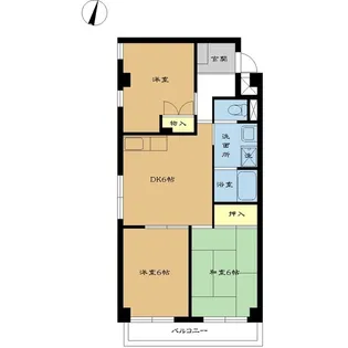 センチュリーハイム第2【2階】の間取り
