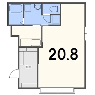 SOARE真駒内【4階】の間取り