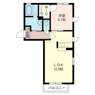 カーサセレッソB【2階】の間取り