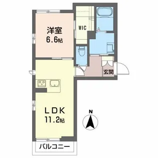 シャーメゾン アリスト【1階】の間取り