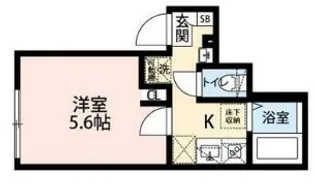 グランクオールMUSAKO【1階】の間取り