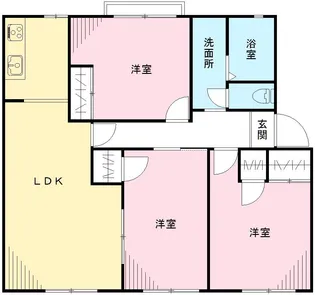 フレグランス井野【1階】の間取り