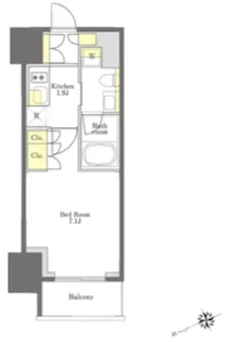 プライムメゾン大塚【3階】の間取り