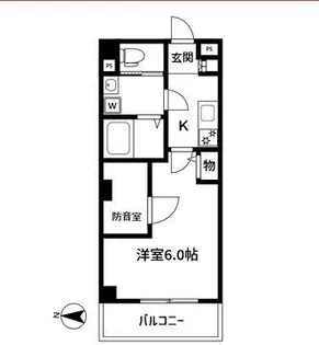 CASA南千住【5階】の間取り