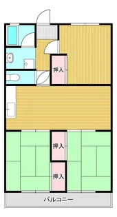 大野屋ビル【3階】の間取り