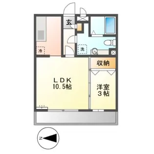 ツーファイブ【1階】の間取り