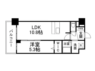 プレデコート西京極【4階】の間取り