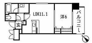 Zio宝町【6階】の間取り