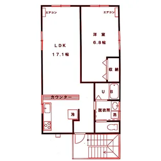 信友商事ビル【4階】の間取り