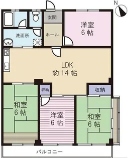 久保田ビル【3階】の間取り
