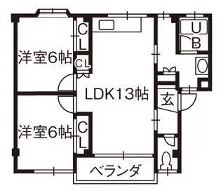 リッツハウス【2階】の間取り