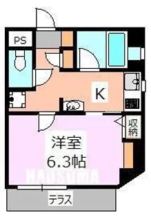 三和駒込【1階】の間取り