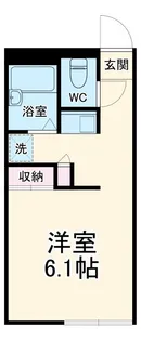 レオパレスモアサクレ【2階】の間取り