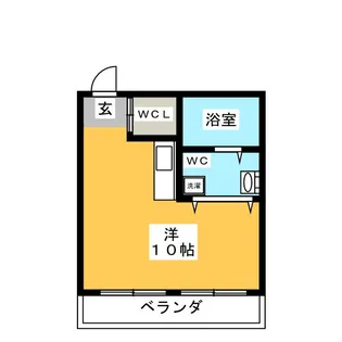 ヒルサイド八事【1階】の間取り