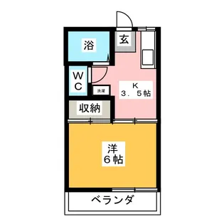 第二メイユーハイツ【2階】の間取り