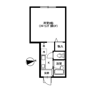 ラ・ピエス代々木上原【1階】の間取り