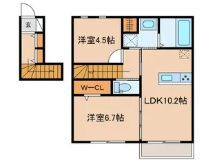 Maison confort vivre【2階】の間取り