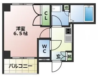 スカイコート渋谷初台【4階】の間取り