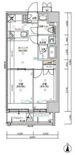 レオーネ南千住III【10階】の間取り