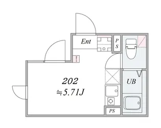 BASE祐天寺【2階】の間取り