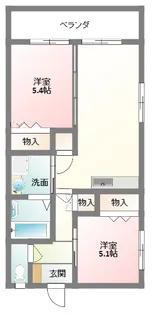 ヒルトップグランデ【1階】の間取り