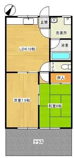ヴィラージュ・ハヤシ【1階】の間取り