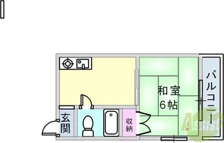 吉川コーポ【5階】の間取り