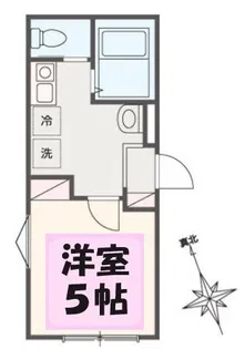 Boneca岩槻【3階】の間取り