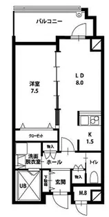 アルバ両国【6階】の間取り