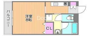 はなはうす門田2番館【2階】の間取り