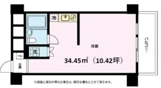 秀和恵比寿レジデンス【2階】の間取り