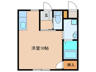 ホワイト離宮【1階】の間取り