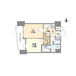 コンフォリア桜上水【9階】の間取り