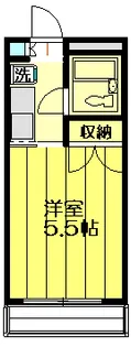 ジュネス永山【1階】の間取り