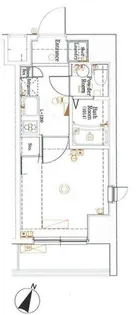 AXAS後楽園【3階】の間取り