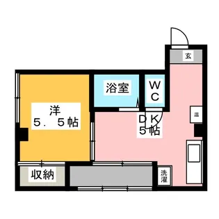 AISANビル (アイサンビル)【3階】の間取り