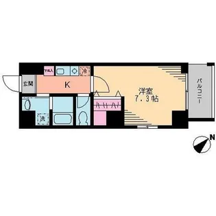 シャルテ堀切【6階】の間取り