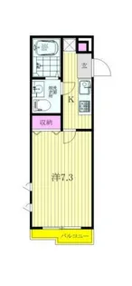 ヴェルデ東中野【1階】の間取り
