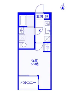 フェリオ与野【2階】の間取り