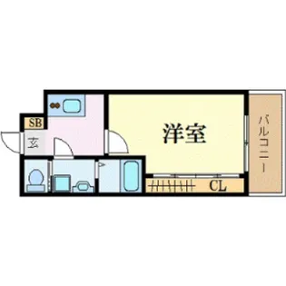 サヴォイテンジンクォーター【13階】の間取り