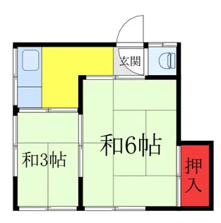 たいら荘【2階】の間取り
