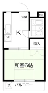 第2中川サンコーポ【2階】の間取り