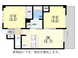 エステムプラザ神戸西4インフィニティ【5階】の間取り