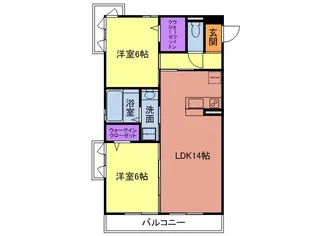 アルシオネ コート【2階】の間取り